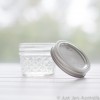 Mason jar - Mini quilted (quarter-pint)